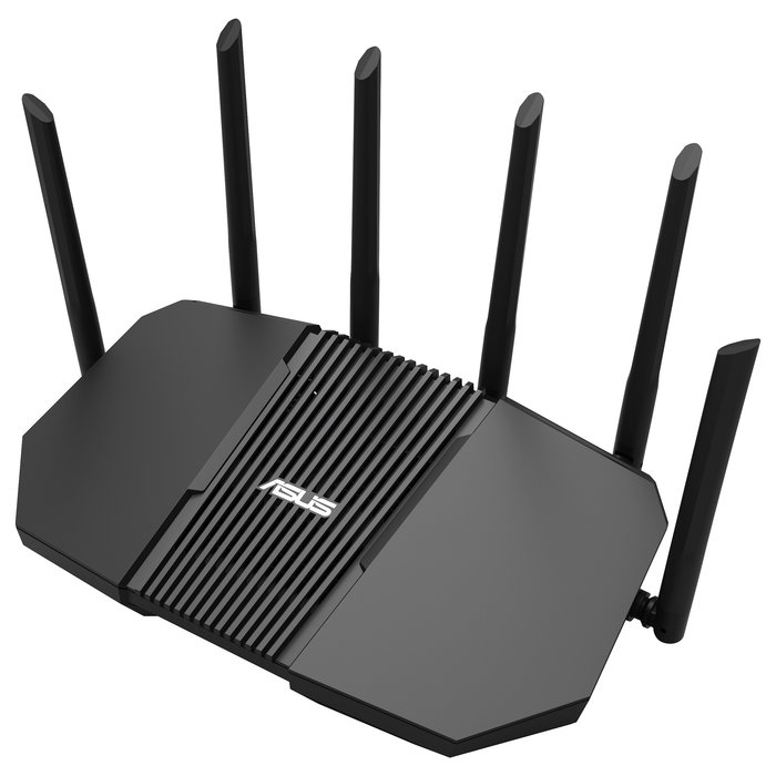 ASUS Router RT-BE90U BE9400 Wi-Fi 7 Tribanda (2.4/5/6 GHz) Negro con 4 Puertos Ethernet, 2.5 GbE, USB 3.2 y 6 Antenas para AiMesh