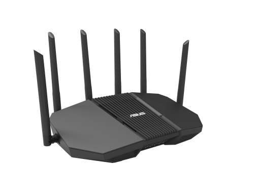 Asus RT-BE90U Router Wi-Fi 7 Tribanda (2.4/5/6 GHz) hasta 9400 Mbps, AiMesh, Ethernet 2.5G, Negro