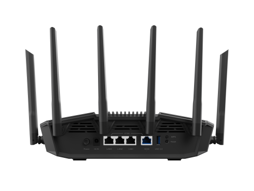 Asus RT-BE90U Router Wi-Fi 7 Tribanda (2.4/5/6 GHz) hasta 9400 Mbps, AiMesh, Ethernet 2.5G, Negro