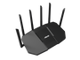 Asus RT-BE90U Router Wi-Fi 7 Tribanda (2.4/5/6 GHz) hasta 9400 Mbps, AiMesh, Ethernet 2.5G, Negro