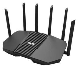 Asus RT-BE90U Router WiFi 7 BE9400 Tri-Banda, hasta 2500 ft², 100 dispositivos, Seguridad de red de grado comercial, 4 puertos 2.5G, AiMesh