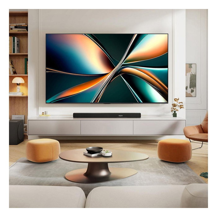 Hisense 100U7NQ 100" 4K Ultra HD Smart TV Mini LED ULED, 3840x2160, 144Hz, HDR10+ Adaptive, Dolby Atmos, VIDAA OS, 2.1 Ch, Negro