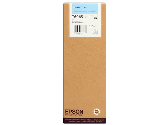 Epson T6065 Cartucho de tinta cian claro 220 ml