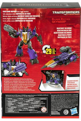 Hasbro Transformers Studio Series Voyager Class Skywarp Gamer Edition