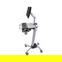 Ergotron Neo-Flex LCD Cart - Carro/Soporte Multimedia con Ruedas para Pantallas Planas hasta 27" (68.6 cm), 11.8 kg, Inclinación y Giro, Bandeja Teclado, Bloqueo y Gestión de Cables