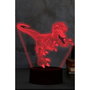 I-total lampara 3D dinosaurio luz led
