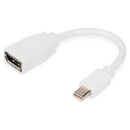 Digitus Cable Mini DisplayPort a DisplayPort St./Bu. 0,15m Blanco