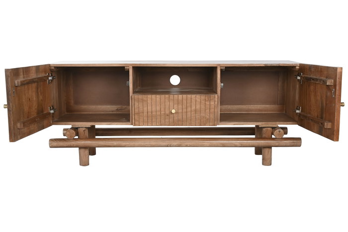 DKD Home Decor Mueble TV Moderno Natural Mango 145x60x42 cm