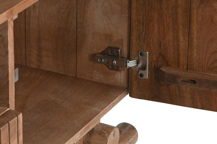 DKD Home Decor Mueble TV Moderno Natural Mango 145x60x42 cm