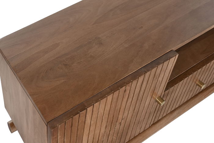 DKD Home Decor Mueble TV Moderno Natural Mango 145x60x42 cm