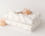 KioKids Manta para Bebé Blanco con Estrellas en Relieve