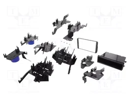 METRA Bastidor de montaje de radio negro para Toyota, Scion, Subaru y Pontiac