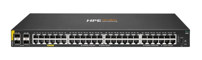 HPE Aruba Networking CX 6000 48p 10M/100M/1G Class4 PoE 4p SFP 1G 740W Switch HPE Aruba Networking CX 6000 48p 10M/100M/1G Class4 PoE 4p SFP 1G 740W Switch
