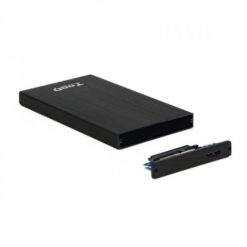 TOOQ Caja Externa para HDD/SSD 2,5'' SATA USB 3.0 Negra TQE-2527B