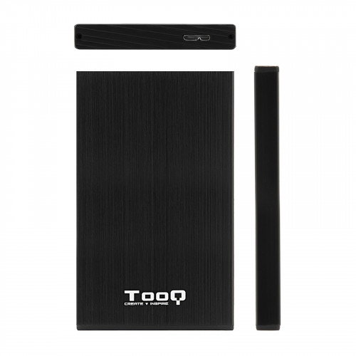 TOOQ Caja Externa para HDD/SSD 2,5'' SATA USB 3.0 Negra TQE-2527B