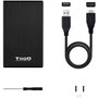 TOOQ Caja Externa para HDD/SSD 2,5'' SATA USB 3.0 Negra TQE-2527B
