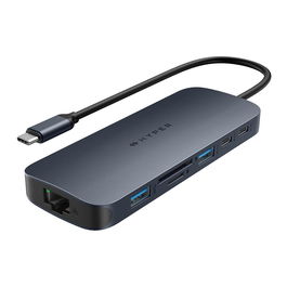 Targus HD4006GL Hub USB-C Doble HDMI 4K@60Hz, 140W PD, 3x USB-C, 2x USB-A, Ethernet, Lector Tarjetas SD Negro