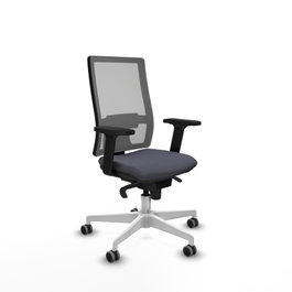 PIQUERAS Y CRESPO Silla de oficina Horna con mecanismo Sincro, Gris