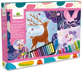 Sycomore SYC3517130011006 Set Multiactividad XXL Artissimo Acuarelas Pasteles Acrílicos A Partir De 7 Años