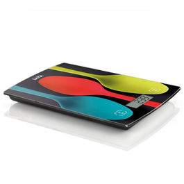 Laica KS1035 Báscula de Cocina Digital, Cristal Templado, Capacidad 5 kg, Incluye Baterías, Diseño Italiano