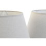 DKD Home Decor Set de 2 Pantallas de Lino Crudo 40x40x25 cm E27