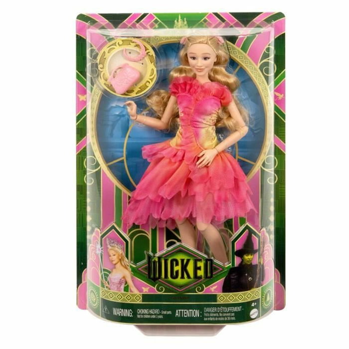 Mattel Muñeca Glinda Wicked inspirada en la película con accesorios Mattel Muñeca Glinda Wicked inspirada en la película con accesorios