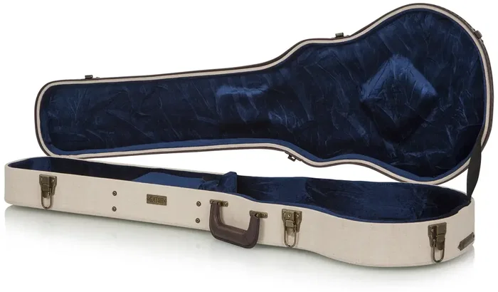 Gator Journeyman Estuche de madera deluxe para guitarra estilo Les Paul® - Canvas