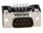 HARTING Conector D-Sub de 9 pines macho para PCB THT 90°