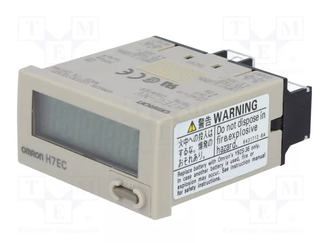 OMRON H7EC-NV Contador Electrónico LCD Gris