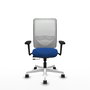 PIQUERAS Y CRESPO Silla de oficina Zulema Azul y Blanco
