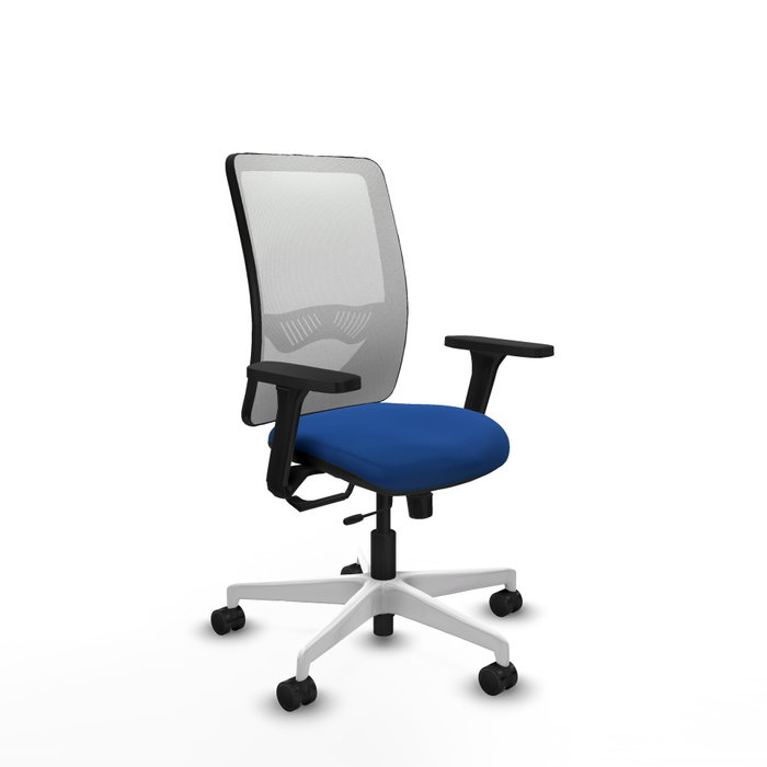 PIQUERAS Y CRESPO Silla de oficina Zulema Azul y Blanco PIQUERAS Y CRESPO Silla de oficina Zulema Azul y Blanco