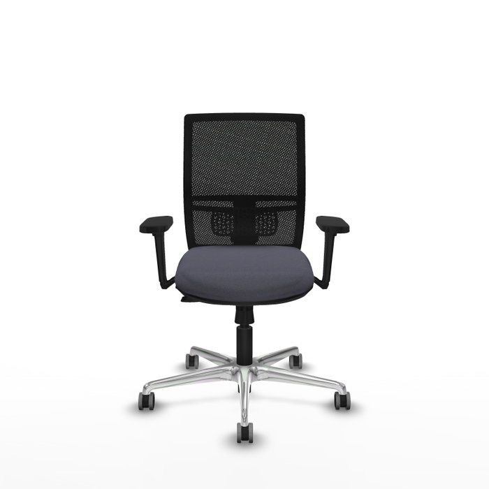 PIQUERAS Y CRESPO Silla de oficina Yunquera con mecanismo Sincro/Traslack, Gris oscuro y Negro PIQUERAS Y CRESPO Silla de oficina Yunquera con mecanismo Sincro/Traslack, Gris oscuro y Negro