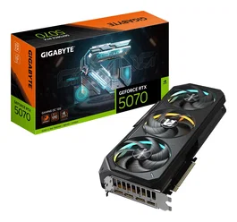 GIGABYTE GeForce RTX 5070 GAMING OC 12G 12GB GDDR7 Negro