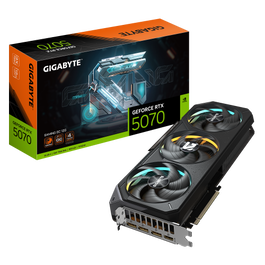 Gigabyte Tarjeta Gráfica GeForce RTX 5070 GAMING OC 12G - 12GB GDDR7, PCI-E 5.0, GV-N5070GAMING OC-12GD