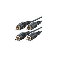 VALUE Cable de audio RCA dúplex de 2,5 m VALUE Cable de audio RCA dúplex de 2,5 m