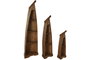 DKD Home Decor Estanteria Mediterraneo Natural Caobilla 42 x 200 x 56 cm Set de 3