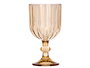 Vivalto Copa Vino Rayas 380 ml Ambar 9x16.3x9 cm (Set de 24)