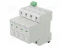 FINDER Limitador de sobretensiones Tipo 1+2 3+NPE 50kA IP20