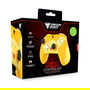 DragonShock PopTop Compact Mando Inalámbrico Gamepad para Nintendo Switch, Bluetooth, USB-C, 19 Botones, Giroscopio - Naranja/Rojo/Amarillo