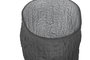 DKD Home Decor Jarrón Gris Cristal 13 x 21 x 13 cm
