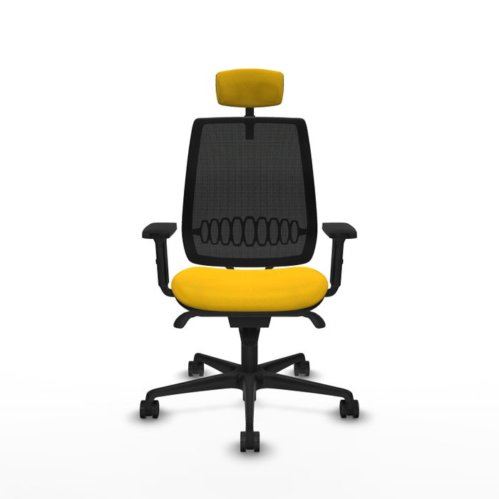 PIQUERAS Y CRESPO Alares Silla de Oficina con Mecanismo Sincro Bali Amarillo PIQUERAS Y CRESPO Alares Silla de Oficina con Mecanismo Sincro Bali Amarillo