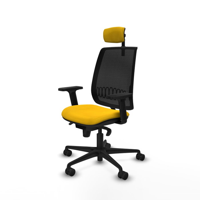 PIQUERAS Y CRESPO Alares Silla de Oficina con Mecanismo Sincro Bali Amarillo PIQUERAS Y CRESPO Alares Silla de Oficina con Mecanismo Sincro Bali Amarillo