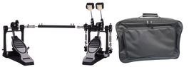 Pedal Doble de Bombo Jinbao con Funda