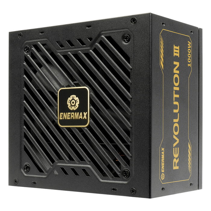Enermax Fuente de Alimentación Revolution3 1000W 80+ Gold ATX Modular Color Negro ERV1000G-AHG-MAC