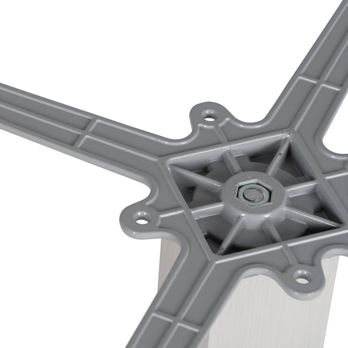 Patas para Mesa Cromo Aluminio Salón 45 X 45 X 72 cm