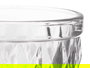 Vivalto Vaso Diamante Transparente 250 ml Vidrio 8x10x8 cm (Set de 24)
