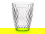 Vivalto Vaso Diamante Transparente 250 ml Vidrio 8x10x8 cm (Set de 24)