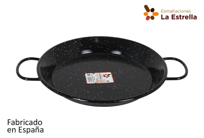 La Estrella Paellera Valenciana 28 cm Jaspeada 3 Rac (8 Unidades) La Estrella Paellera Valenciana 28 cm Jaspeada 3 Rac (8 Unidades)