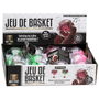 Mister Gadget Bola Juego de Baloncesto con Luces y Sonidos, Incluye Pilas LR44, Colores Surtidos (Rosa, Verde), d.7,5 cm