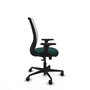 PIQUERAS Y CRESPO Silla de oficina Zulema Verde botella y Blanco